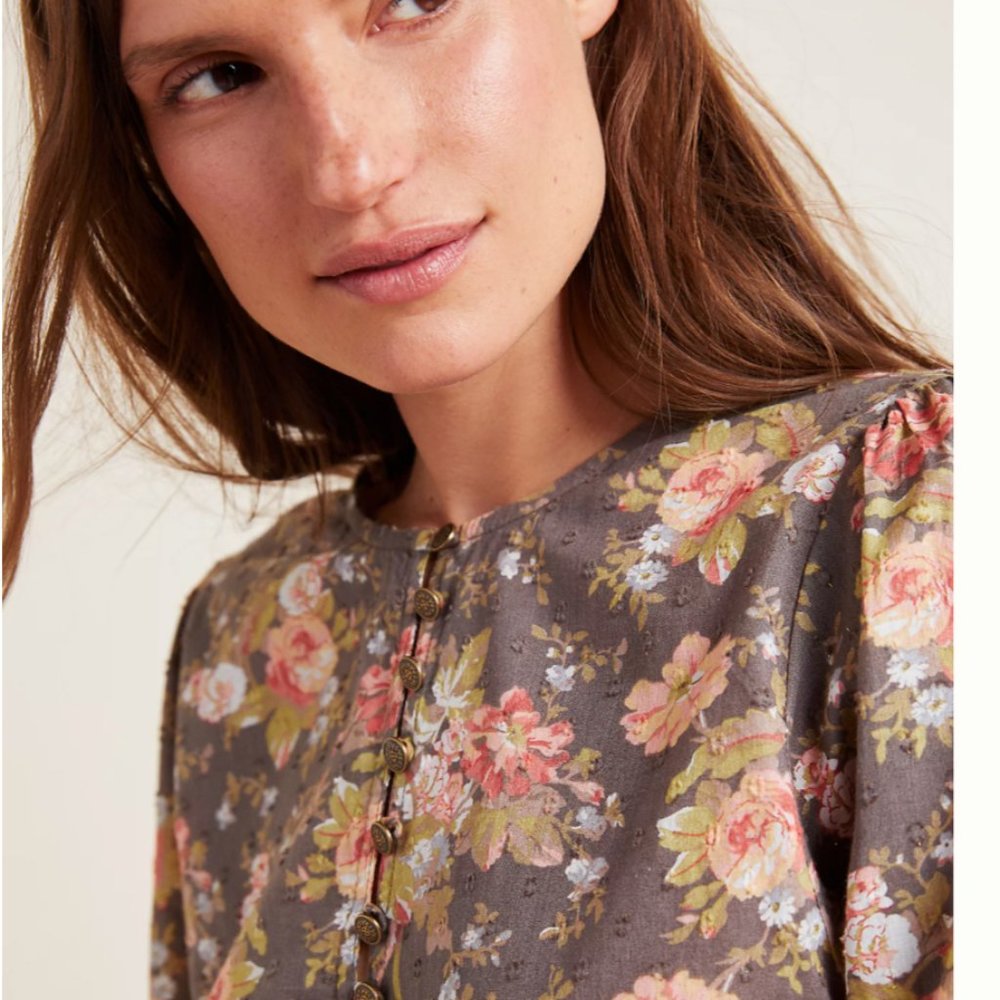 NEW! Michaela Peasant Blouse <3 HARD 2 FIND Anthro - Picture 4 of 4